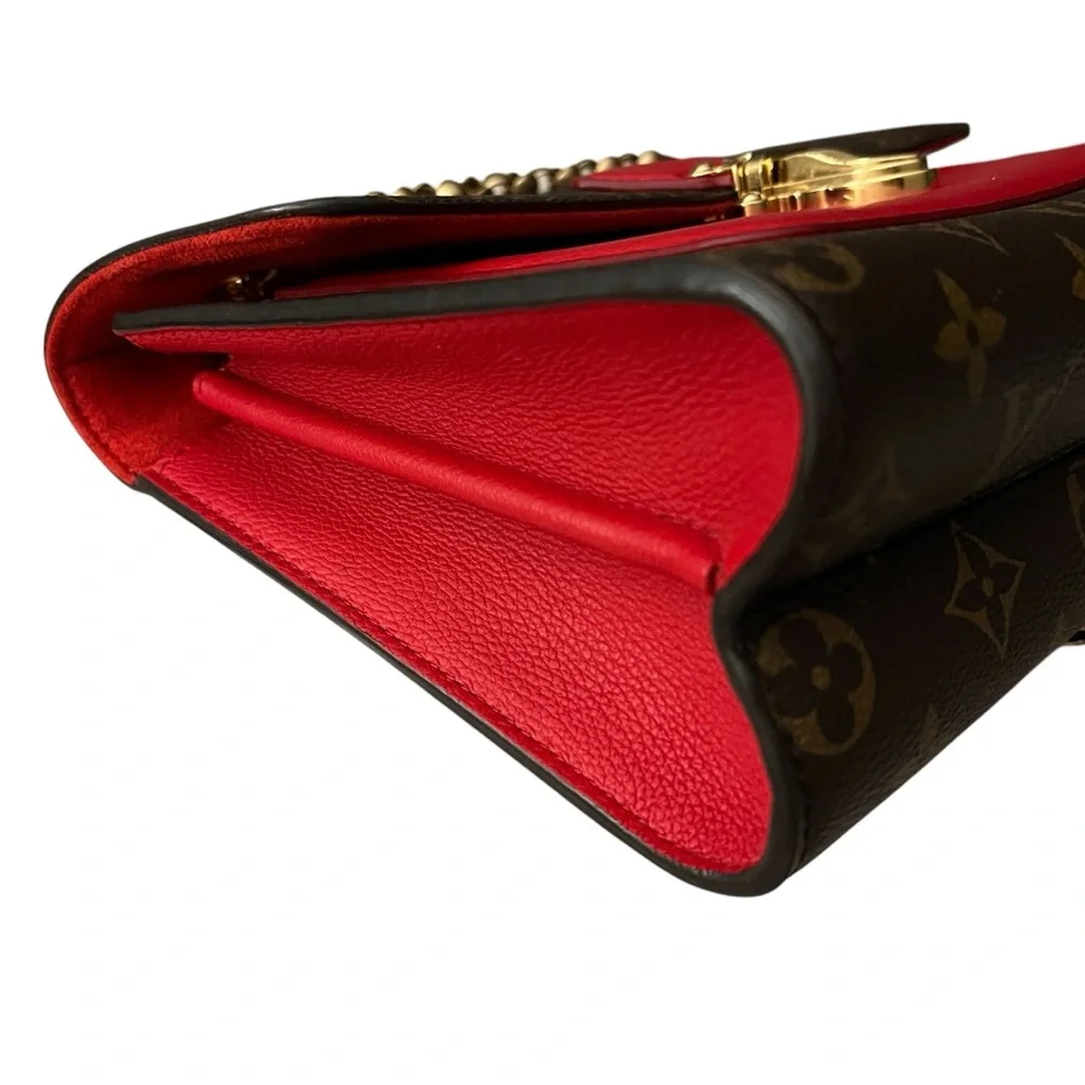 LV LOUIS VUITTON MONOGRAM VICTOIRE EXCELLENT CONDITION TRIPLE AUTHENTICATED